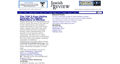 Desktop Screenshot of jewishreview.org